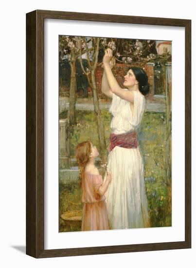 Almond Blossoms, C.1916-John William Waterhouse-Framed Giclee Print