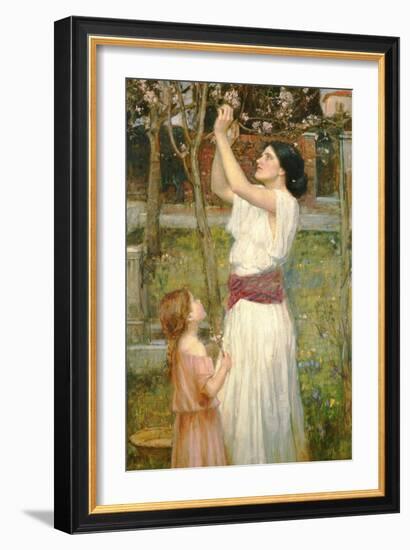 Almond Blossoms, C.1916-John William Waterhouse-Framed Giclee Print