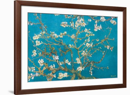 Almond Branches in Bloom, San Remy, c.1890-Vincent van Gogh-Framed Art Print