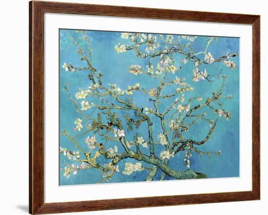 Almond Branches in Bloom, San Remy, c.1890-Vincent van Gogh-Framed Art Print