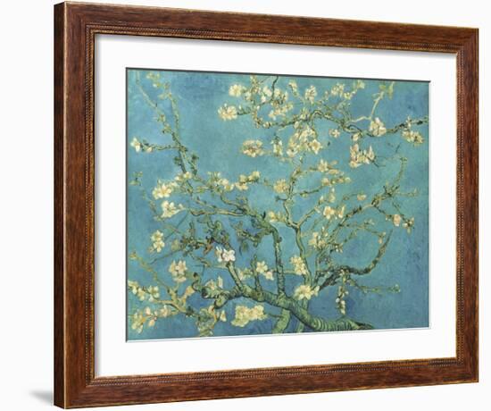 Almond Branches in Bloom, San Remy, c.1890-Vincent van Gogh-Framed Giclee Print