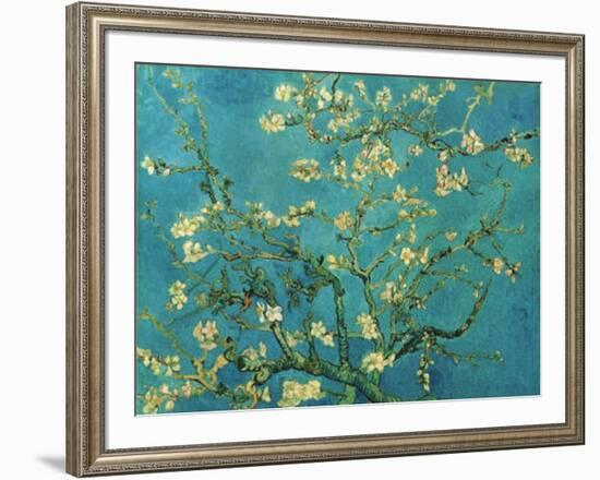 Almond Branches in Bloom, San Remy, c.1890-Vincent van Gogh-Framed Art Print