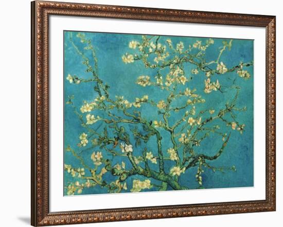 Almond Branches in Bloom, San Remy, c.1890-Vincent van Gogh-Framed Art Print