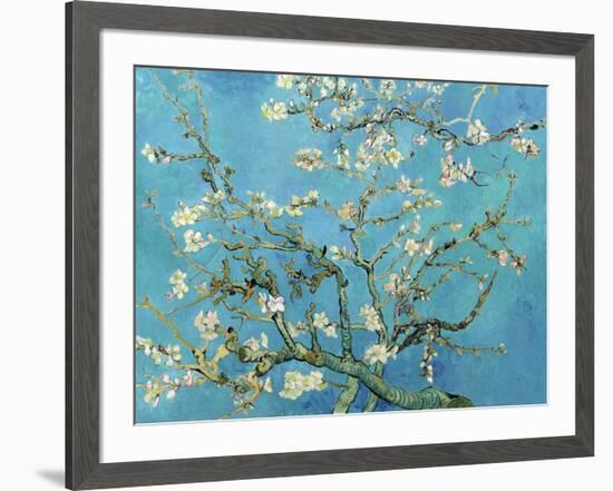 Almond Branches in Bloom, San Remy, c.1890-Vincent van Gogh-Framed Art Print