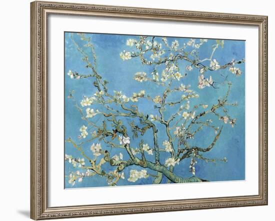 Almond Branches in Bloom, San Remy, c.1890-Vincent van Gogh-Framed Art Print