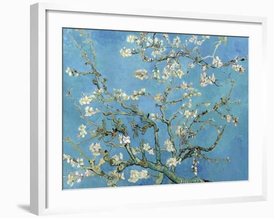 Almond Branches in Bloom, San Remy, c.1890-Vincent van Gogh-Framed Art Print