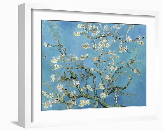 Almond Branches in Bloom, San Remy, c.1890-Vincent van Gogh-Framed Art Print