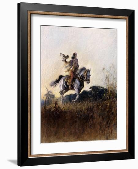 Almost a Fairytale: Princess Chand of Bijapur, 1932-Gilbert Holiday-Framed Giclee Print