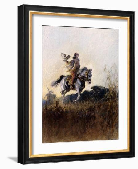 Almost a Fairytale: Princess Chand of Bijapur, 1932-Gilbert Holiday-Framed Giclee Print