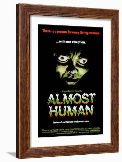 Almost Human, (AKA Milano Odia: La Polizia Non Puo Sparare), 1974-null-Framed Art Print