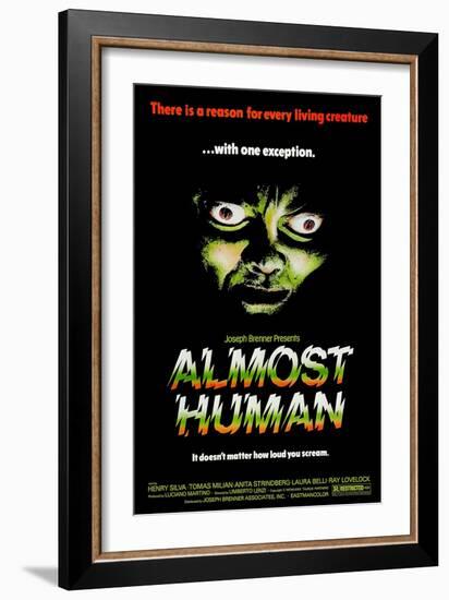 Almost Human, (AKA Milano Odia: La Polizia Non Puo Sparare), 1974-null-Framed Art Print