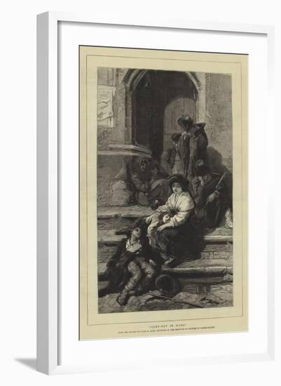 Alms-Day in Rome-Guido Bach-Framed Giclee Print