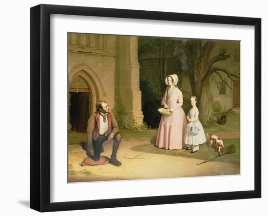 Alms Giving-William Elmes-Framed Giclee Print