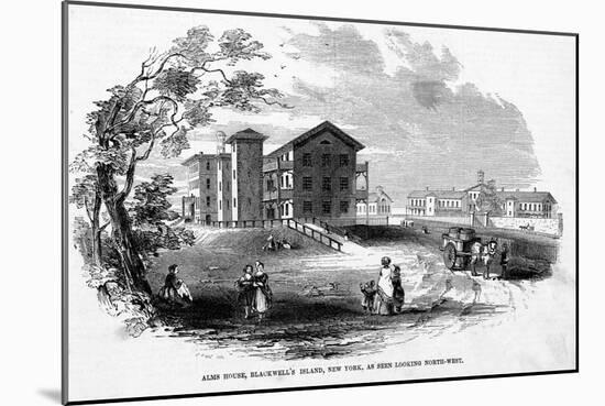 Alms House, Blackwell's Island-null-Mounted Giclee Print