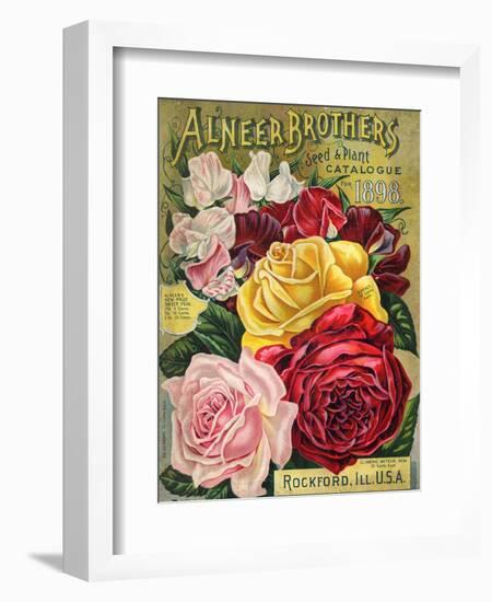 Alneer Brothers Seed and Plant Catalogue, 1898--Framed Art Print