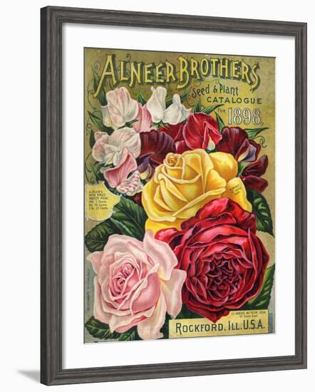 Alneer Brothers Seed and Plant Catalogue, 1898-null-Framed Art Print