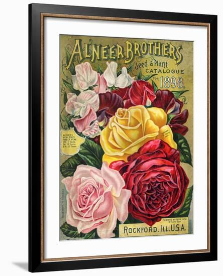 Alneer Brothers Seed and Plant Catalogue, 1898-null-Framed Art Print