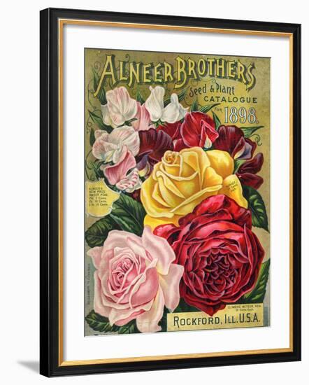 Alneer Brothers Seed and Plant Catalogue, 1898-null-Framed Art Print