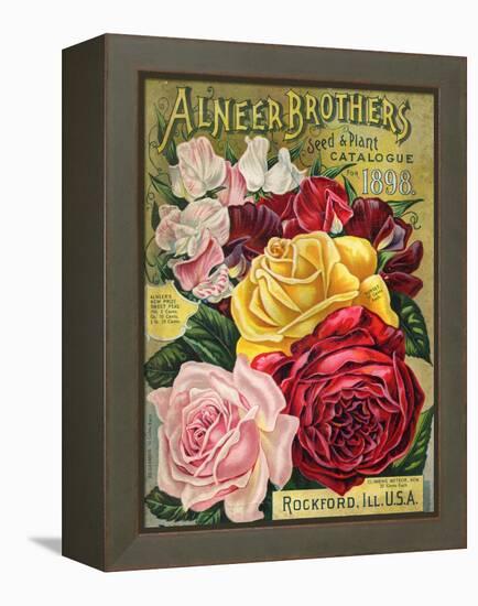 Alneer Brothers Seed and Plant Catalogue, 1898-null-Framed Stretched Canvas