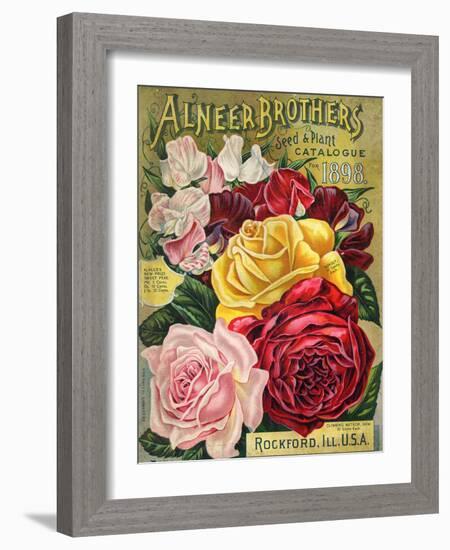 Alneer Brothers Seed and Plant Catalogue, 1898--Framed Art Print