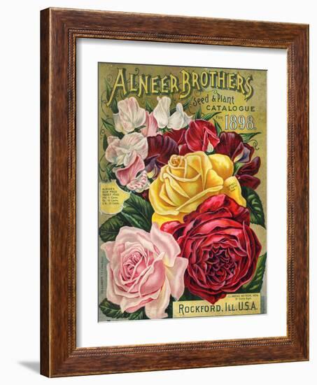 Alneer Brothers Seed and Plant Catalogue, 1898-null-Framed Art Print