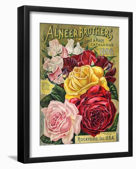 Alneer Brothers Seed and Plant Catalogue, 1898-null-Framed Art Print