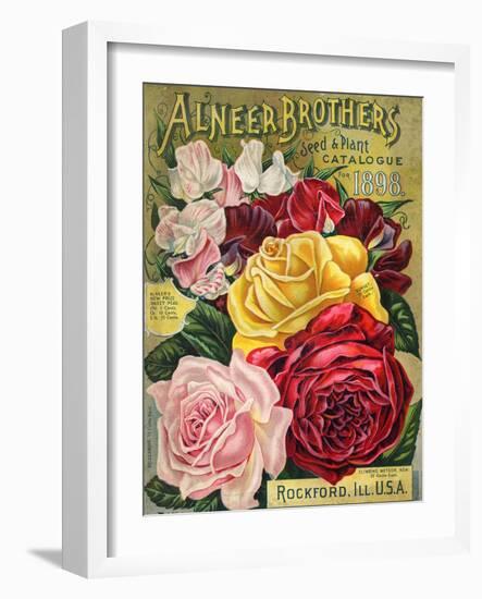 Alneer Brothers Seed and Plant Catalogue, 1898-null-Framed Art Print