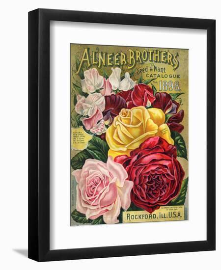 Alneer Brothers Seed and Plant Catalogue, 1898-null-Framed Premium Giclee Print