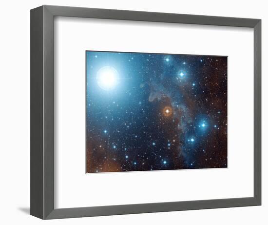 Alnilam Star (Epsilon Orionis)-Davide De Martin-Framed Premium Photographic Print