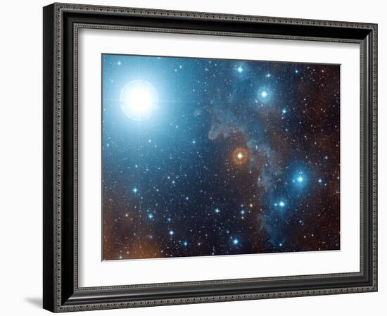 Alnilam Star (Epsilon Orionis)-Davide De Martin-Framed Photographic Print