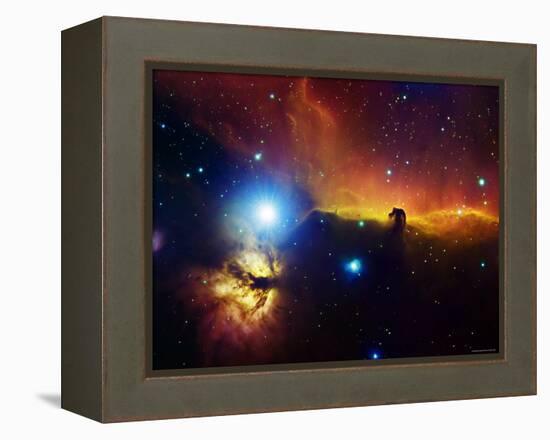 Alnitak Region in Orion (Flame Nebula NGC2024, Horsehead Nebula IC434)-Stocktrek Images-Framed Premier Image Canvas