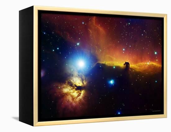 Alnitak Region in Orion (Flame Nebula NGC2024, Horsehead Nebula IC434)-Stocktrek Images-Framed Premier Image Canvas