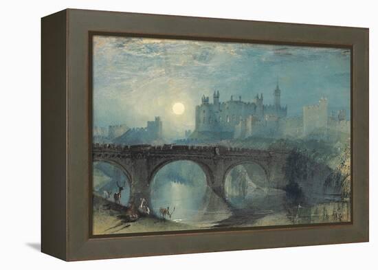 Alnwick Castle, C. 1829-J^ M^ W^ Turner-Framed Premier Image Canvas
