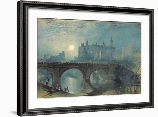 Alnwick Castle, C. 1829-J^ M^ W^ Turner-Framed Giclee Print