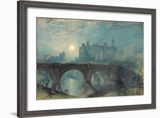 Alnwick Castle, C. 1829-J^ M^ W^ Turner-Framed Giclee Print