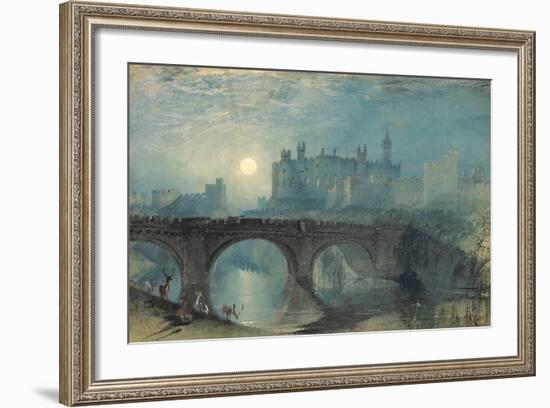 Alnwick Castle, C. 1829-J^ M^ W^ Turner-Framed Giclee Print