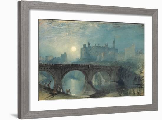 Alnwick Castle, C. 1829-J^ M^ W^ Turner-Framed Giclee Print