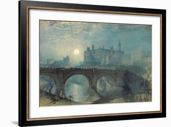 Alnwick Castle, C. 1829-J^ M^ W^ Turner-Framed Giclee Print