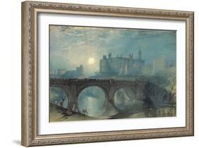 Alnwick Castle, C. 1829-J^ M^ W^ Turner-Framed Giclee Print