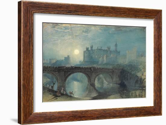 Alnwick Castle, C. 1829-J^ M^ W^ Turner-Framed Giclee Print