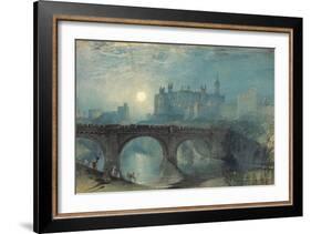 Alnwick Castle, C. 1829-J^ M^ W^ Turner-Framed Giclee Print