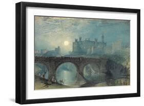 Alnwick Castle, C. 1829-J^ M^ W^ Turner-Framed Giclee Print
