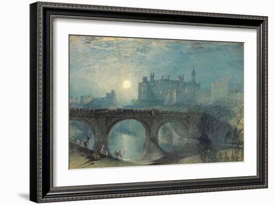 Alnwick Castle, C. 1829-J^ M^ W^ Turner-Framed Giclee Print