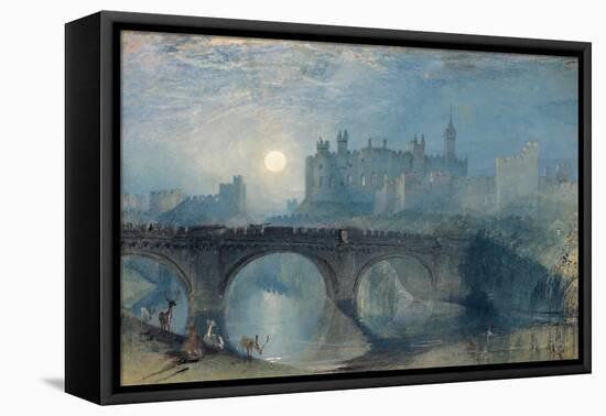 Alnwick Castle, C.1829-J. M. W. Turner-Framed Premier Image Canvas