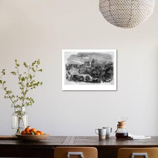 Alnwick Castle Northumberland Seat Of The Duke Of Northumberland Giclee Print By Art Com