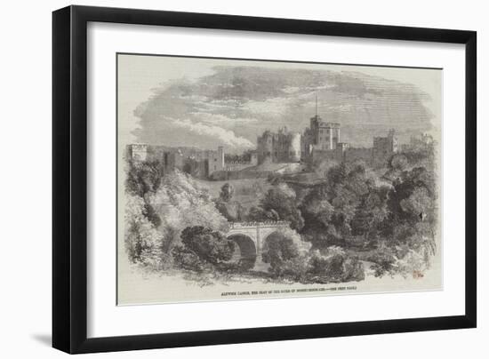 Alnwick Castle, the Seat of the Duke of Northumberland-null-Framed Giclee Print