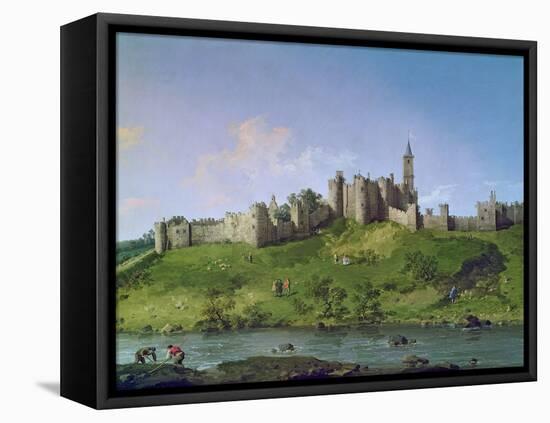 Alnwick Castle-Canaletto-Framed Premier Image Canvas