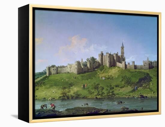 Alnwick Castle-Canaletto-Framed Premier Image Canvas