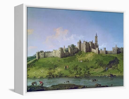 Alnwick Castle-Canaletto-Framed Premier Image Canvas