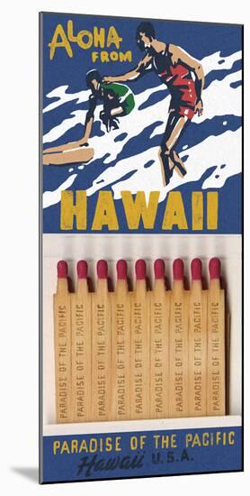 Aloha From Hawaii Matchbook-Kristine Hegre-Mounted Giclee Print